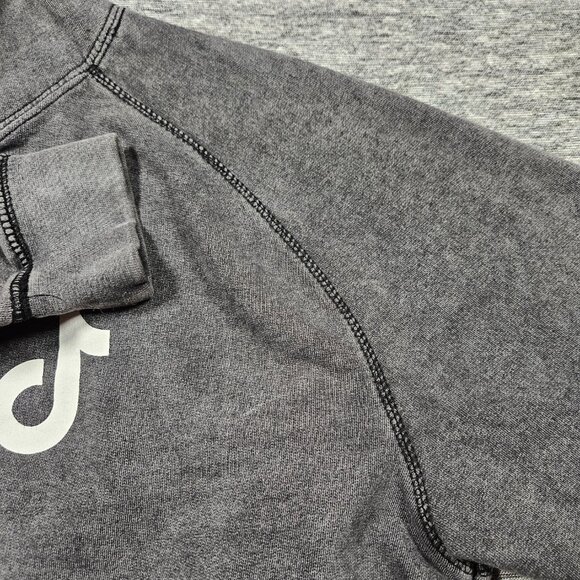 TikTok Creator Gray Acid Wash Pullover Hoodie Lane Seven Adult Large Cotton - Picture 5 of 11